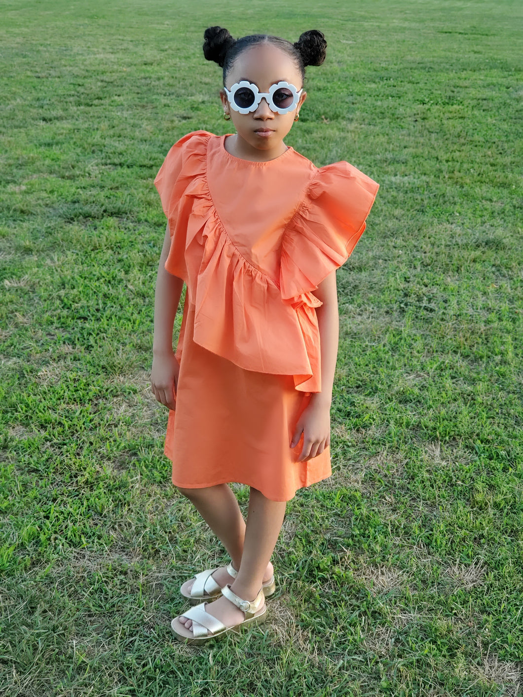 SUNDAY BRUNCH DRESS (ORANGE)